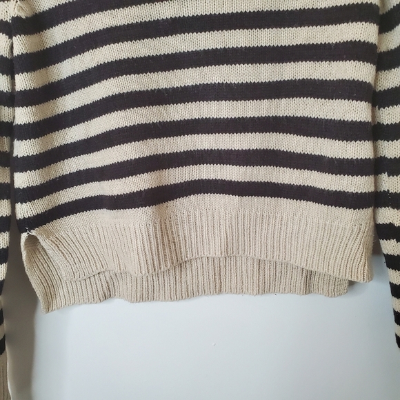 DIVIDED by H&M |  Striped Cropped Sweater-like top - Picture 4 of 4